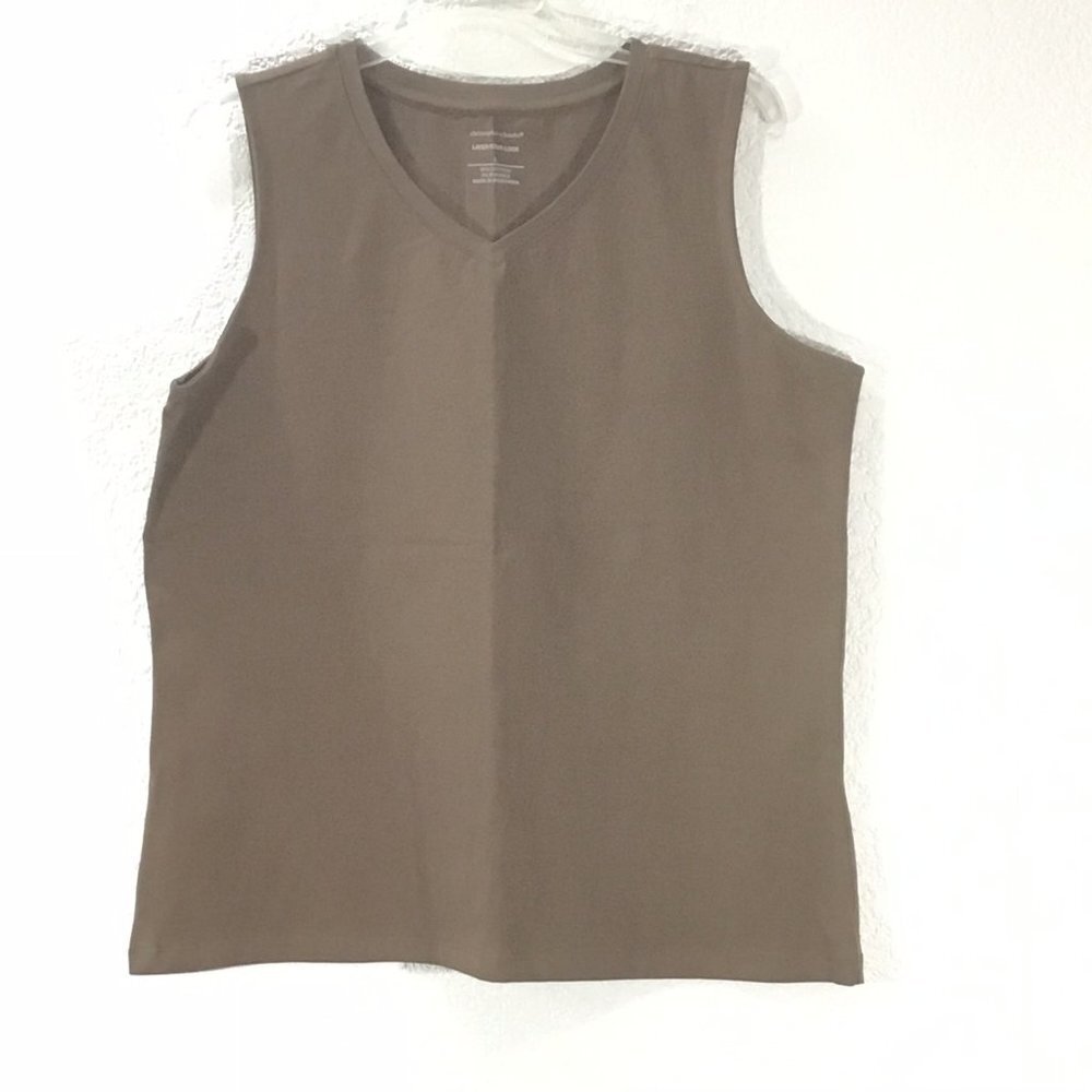 🌷Christopher & Banks Layer Your Look Beige Tank Top